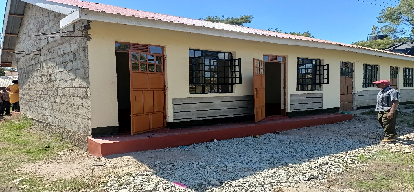 Completed A.P houses at Thangira assistant county commissioner office.